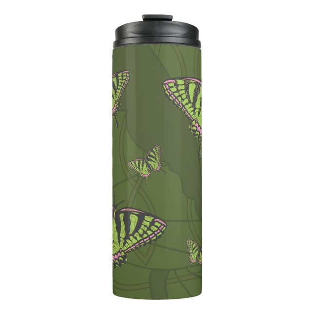 Celtic Swallowtail Thermal Tumbler (Front)