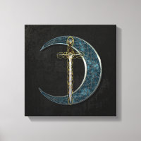 Celtic Sword and Moon