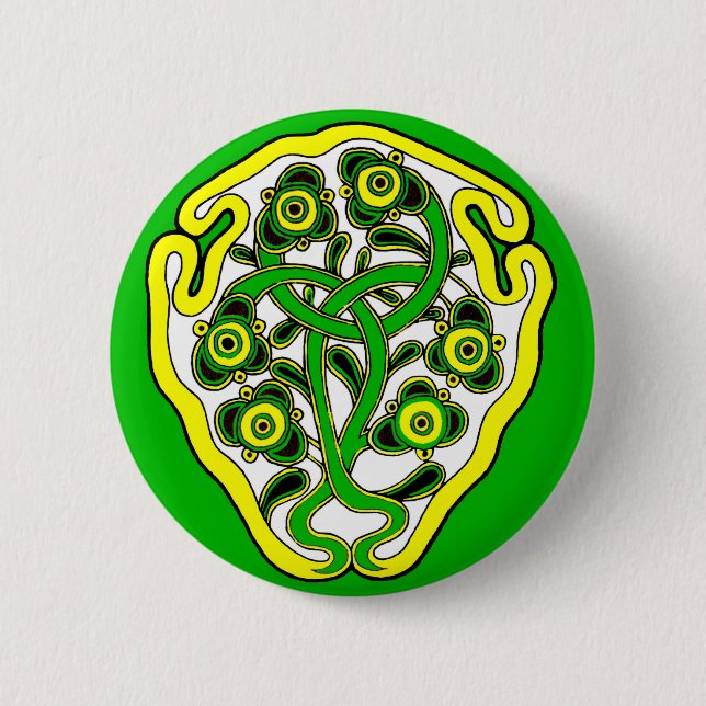Celtic symbol 2 inch round button (Front)
