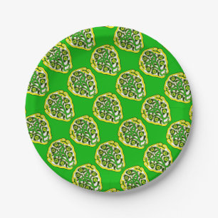 Celtic symbol paper plate