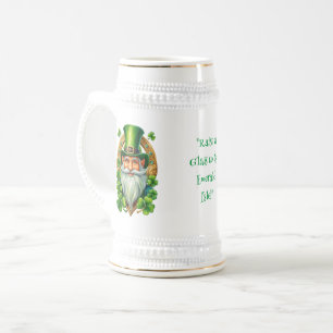 Celtic Symbol Raise a Glass to the Emerald Isle Beer Stein