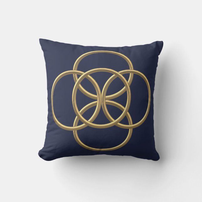Celtic symbol throw pillow (Front)