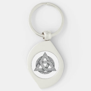 Celtic symbol, trinity knot keychain