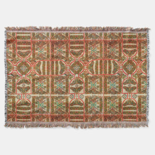 Celtic Symbols Knotwork Throw Blanket