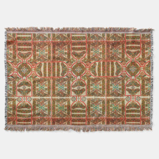 Celtic Symbols Knotwork Throw Blanket