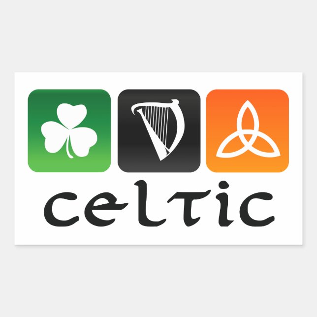 Celtic Symbols Sticker (Front)