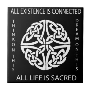 CELTIC TILE/TRIVET UNITY SYMBOL ARA ARTIST TILE