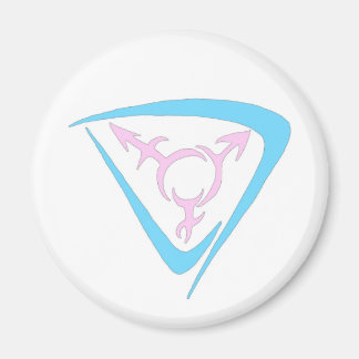 Celtic Trans Symbol white Magnet