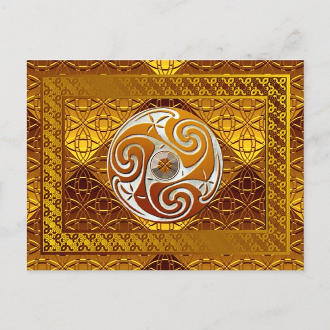 "Celtic Treasure" Art Postcard (Front)