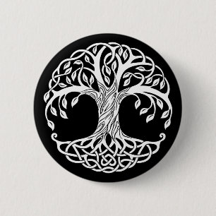 celtic tree button