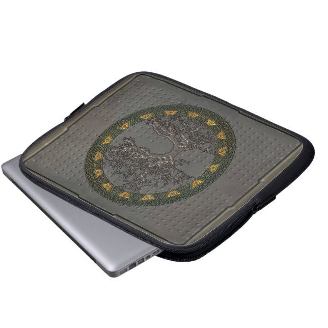 Celtic Tree of Life Laptop Sleeve (Front Bottom)