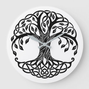 Celtic tree of life large clock