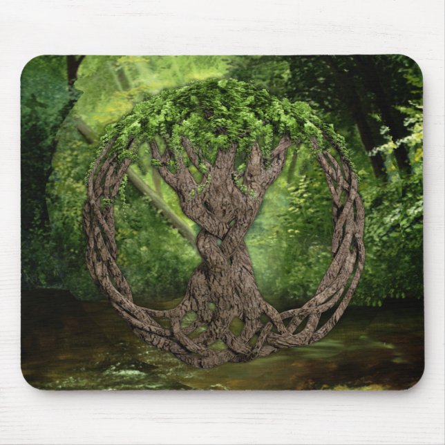 Celtic Tree Of Life Mouse Pad (Front)