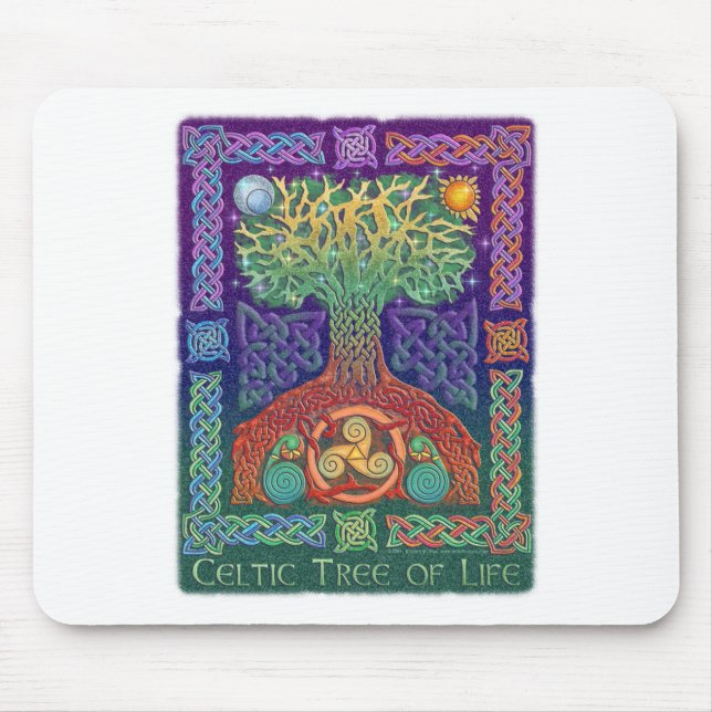 Celtic Tree of LIfe Mouse Pad (Front)
