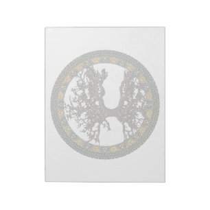Celtic Tree of Life Notepad