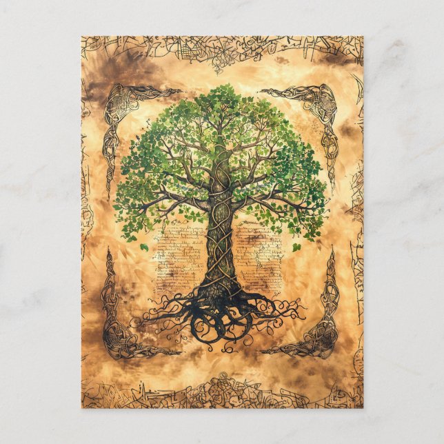 Celtic Tree of Life Postcard (Front)