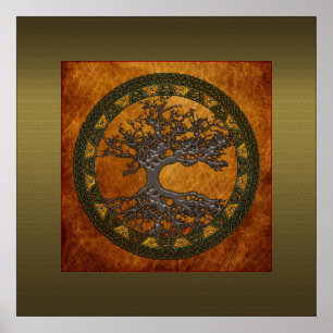 Celtic Tree of Life Poster