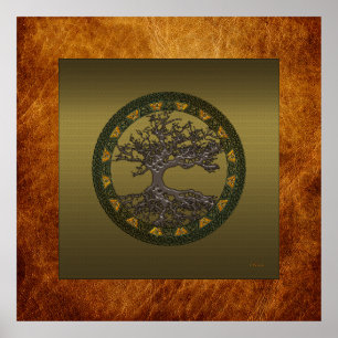 Celtic Tree of Life Poster