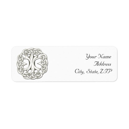 Celtic Tree of Life Return Address Label