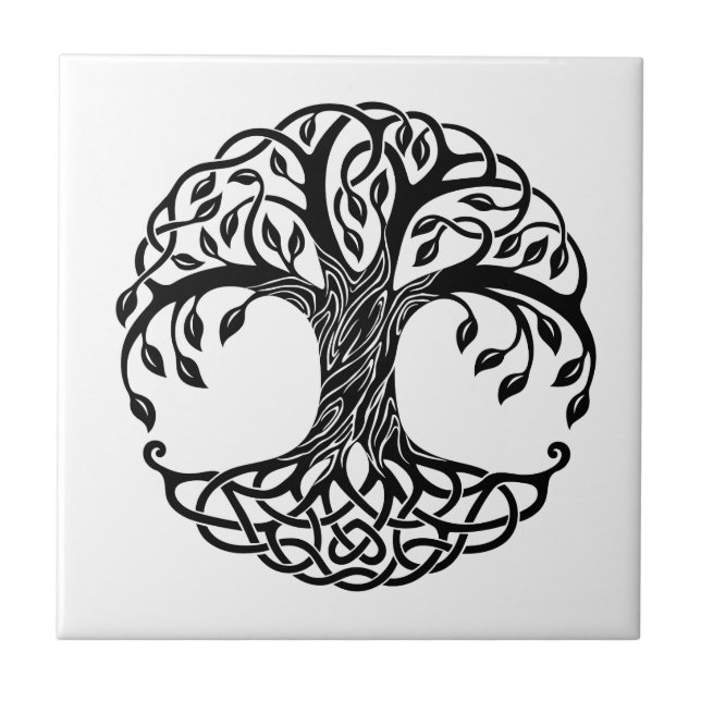 Celtic tree of life tile (Front)