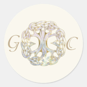 Celtic Tree of Life Wedding Envelope Seal