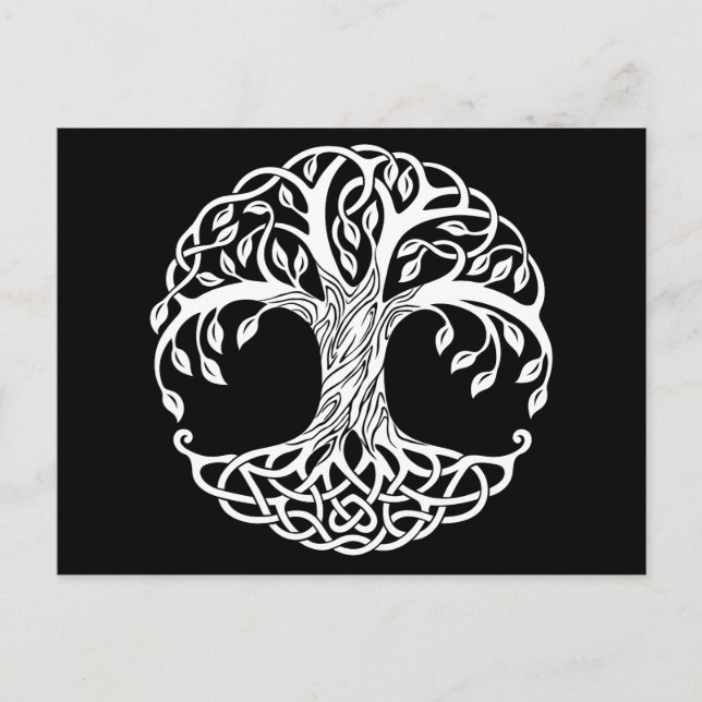 celtic tree postcard (Front)