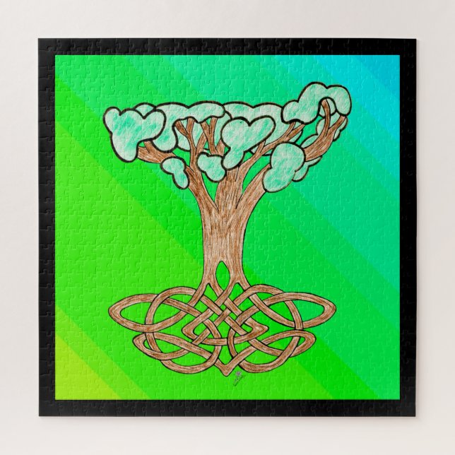 Celtic Tree Puzzle (Vertical)