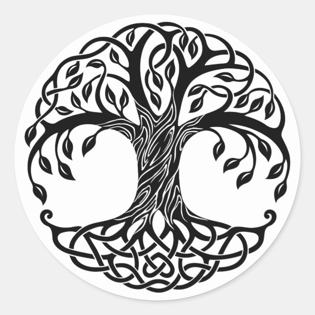 celtic tree stickers (Front)
