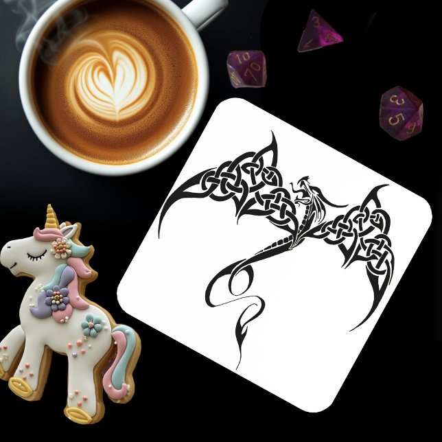 Celtic Tribal Dragon Coaster (Creator Uploaded)