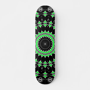 Celtic Tribal Mandala ( Green ) Skateboard