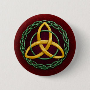 Celtic Trinity Knot 2 Inch Round Button