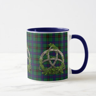 Celtic Trinity Knot And Clan Davidson Tartan Mug