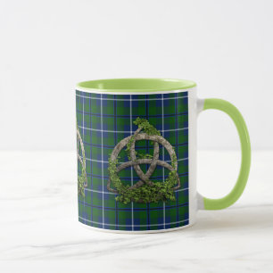 Celtic Trinity Knot And Clan Douglas Tartan Mug