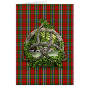 Celtic Trinity Knot Clan MacLean Of Duart Tartan