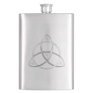 Celtic Trinity Knot Hip Flask