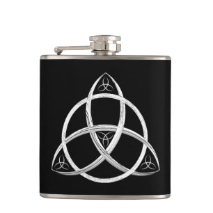 Celtic Trinity Knot Hip Flask