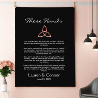 Celtic Trinity Knot Irish Wedding Vows Handfasting