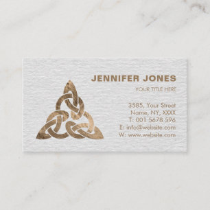 Celtic Trinity Knot Ornament Business Card