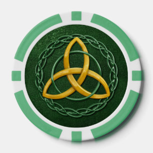 Celtic Trinity Knot Poker Chips