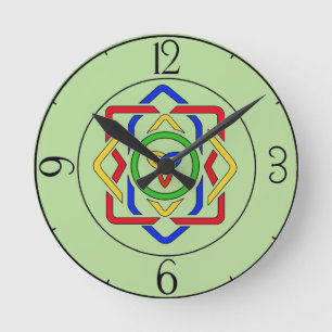 Celtic Trinity Knot Round Clock
