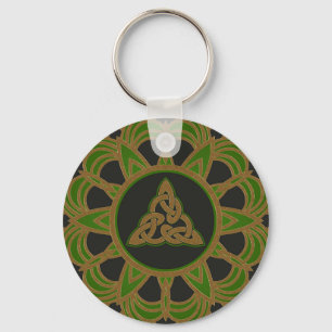 Celtic Trinity Knot Triquetra Keychain