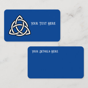 Celtic Trinity Knot Triquetra Symbol Business Card