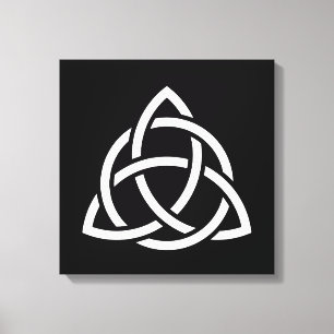 Celtic Trinity Knot Triquetra Symbol Canvas Print