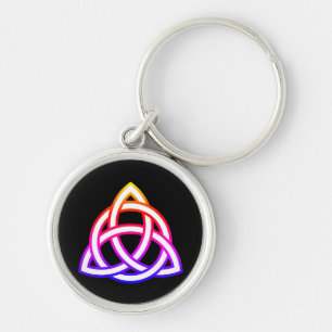 Celtic Trinity Knot Triquetra Symbol Keychain