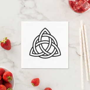 Celtic Trinity Knot Triquetra Symbol  Napkin