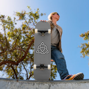 Celtic Trinity Knot Triquetra Symbol Skateboard