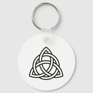 Celtic Trinity Knot Triquetra Wicca Symbol Keychain