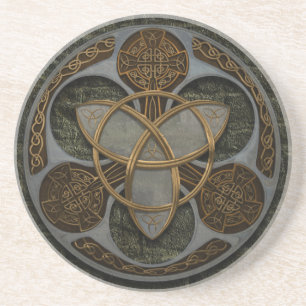 Celtic Trinity Shield Coaster
