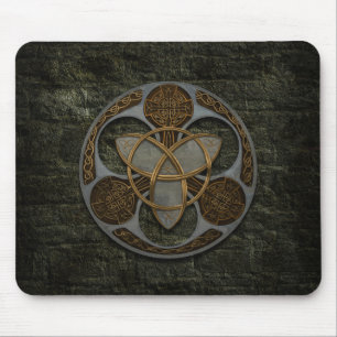 Celtic Trinity Shield Mouse Pad