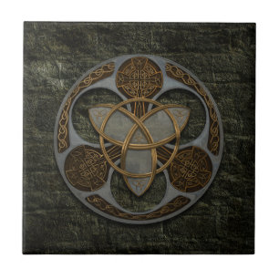 Celtic Trinity Shield Tile
